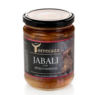 JABALÍ CON SETAS Y HONGOS