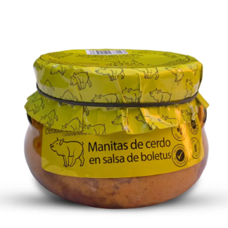 MANITAS DE CERDO EN SALSA DE BOLETUS