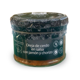 OREJA DE CERDO CON JAMÓN Y CHORIZO