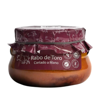 RABO DE TORO EN SALSA DE VINO TINTO