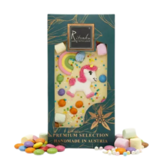 CHOCOLATE BLANCO UNICORNIO