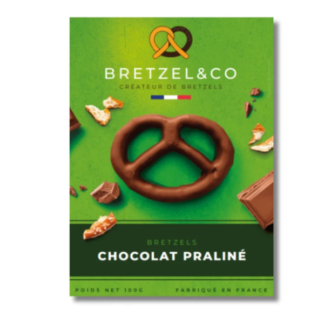 BRETZEL CHOCOLATE Y PRALINÉ