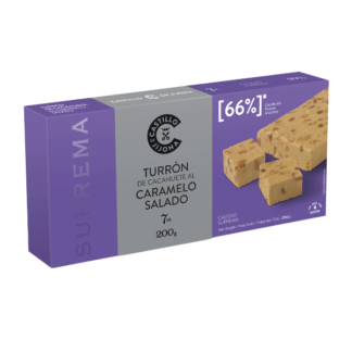 TURRÓN CACAHUETE AL CARAMELO SALADO